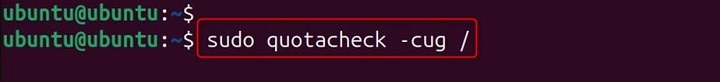 quotacheck Command in Linux10