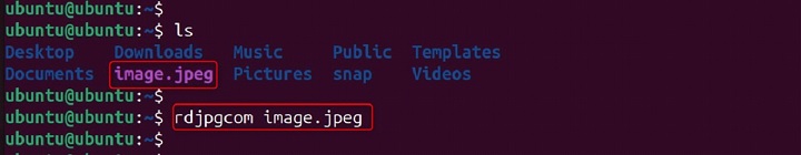 rdjpgcom Command in Linux1