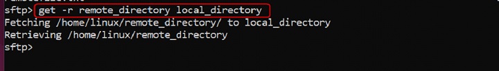 Recursively Downloading Directory Using sftp