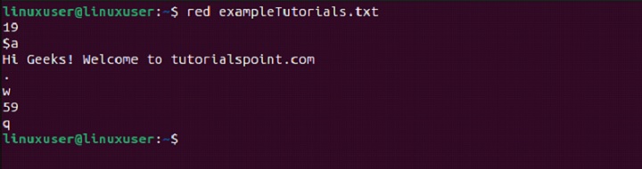 red Command in Linux7