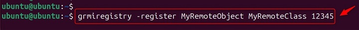 Registering Remote Objects Using grmiregistry