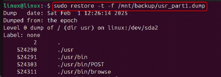 restore Command in Linux3