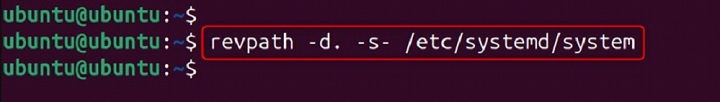 revpath Command in Linux5