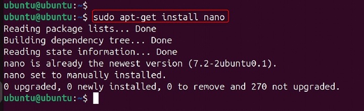 rnano Command in Linux1