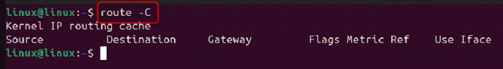 route Command in Linux6