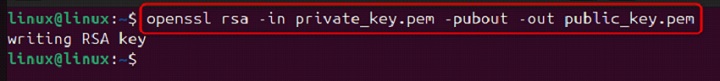 rsa Command in Linux2