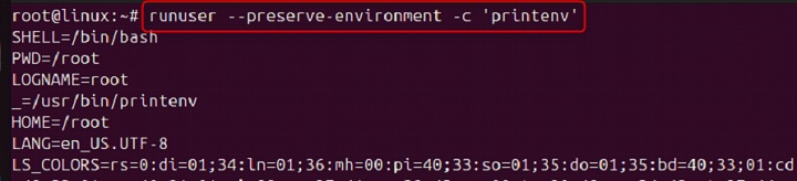 runuser Command in Linux2