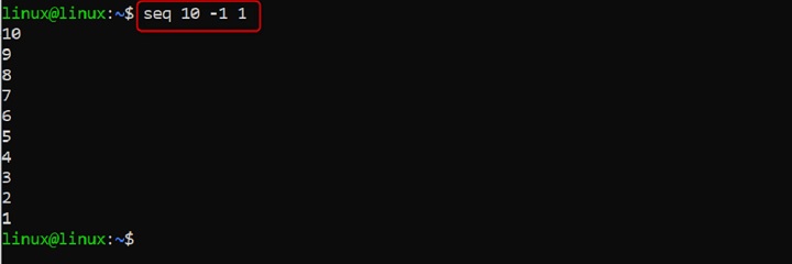 seq Command in Linux2