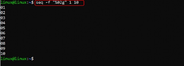 seq Command in Linux3