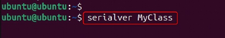 serialver Command in Linux1