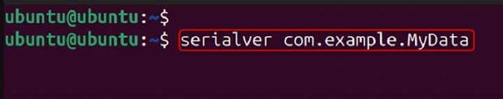 serialver Command in Linux5