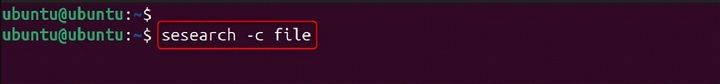 sesearch Command in Linux3