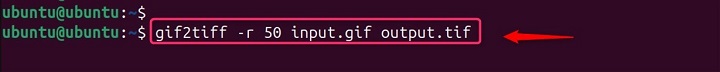 Setting Rows Per Strip gif2tiff Command