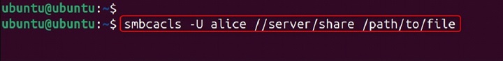 smbcacls Command in Linux1
