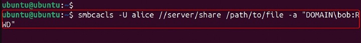 smbcacls Command in Linux2