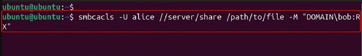 smbcacls Command in Linux3