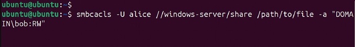 smbcacls Command in Linux9