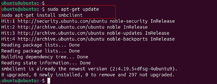 smbclient Command in Linux1