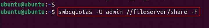 smbcquotas Command in Linux2