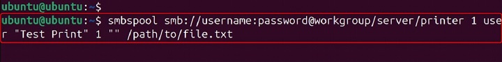 smbspool Command in Linux6