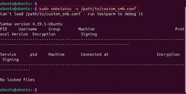 smbstatus Command in Linux8