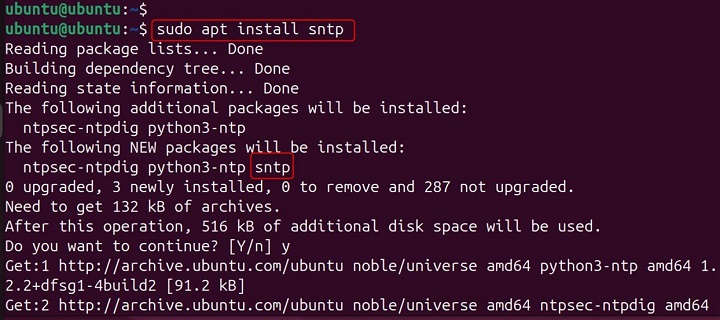 sntp Command in Linux1