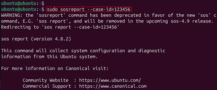 sosreport Command in Linux6