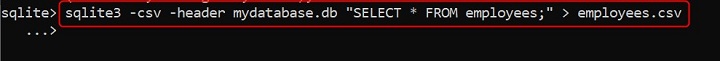 sqlite3 Command in Linux3
