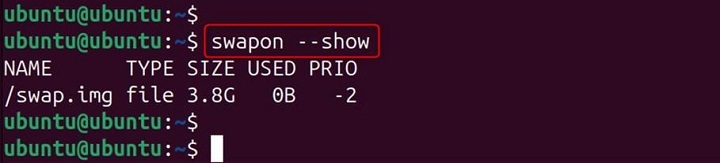 swapon Command in Linux5