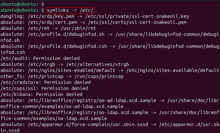 symlinks Command in Linux7