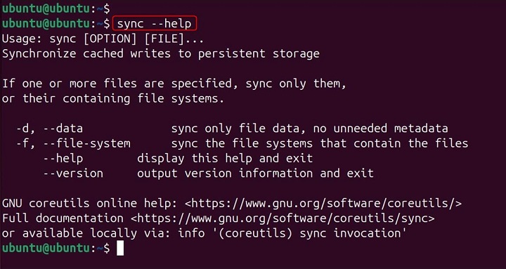 sync Command in Linux7