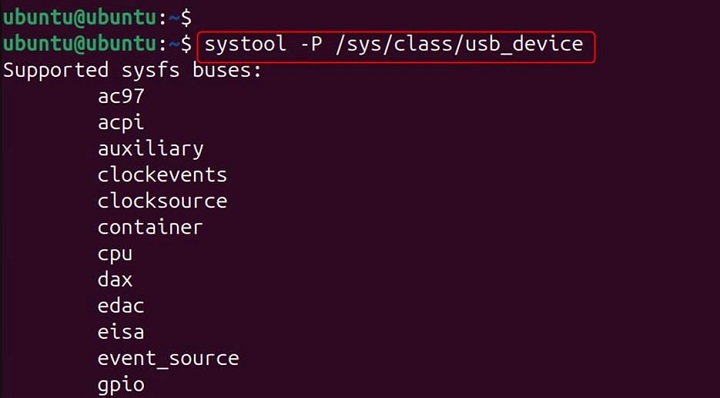 systool Command in Linux6