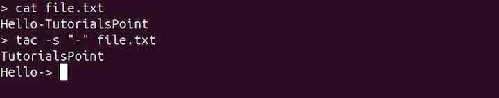 tac Command in Linux3