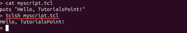 tclsh Command in Linux6