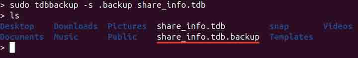 tdbbackup Command in Linux3