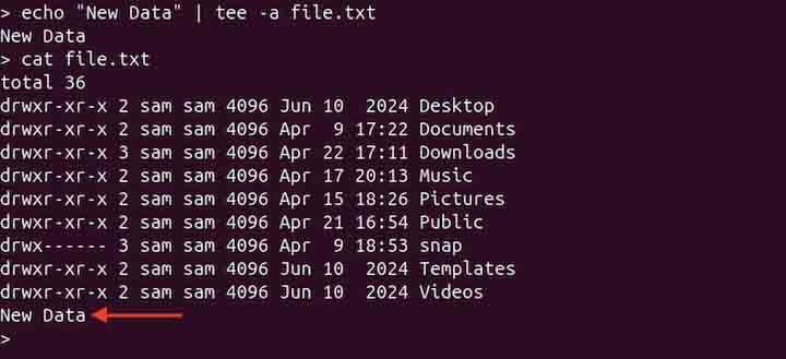tee Command in Linux3