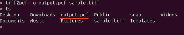 tiff2pdf Command in Linux2