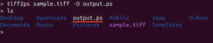 tiff2ps Command in Linux3