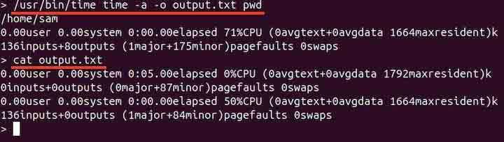 time Command in Linux7