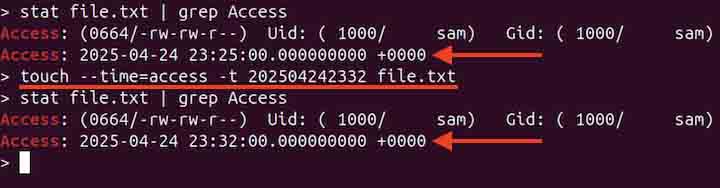 touch Command in Linux6