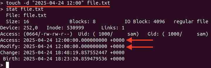 touch Command in Linux8