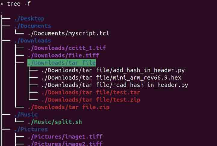 tree Command in Linux7