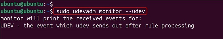 udevmonitor Command in Linux7