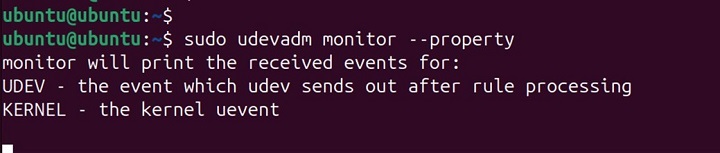 udevmonitor Command in Linux9