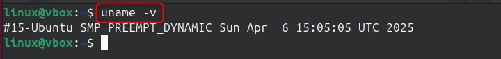 uname Command in Linux5