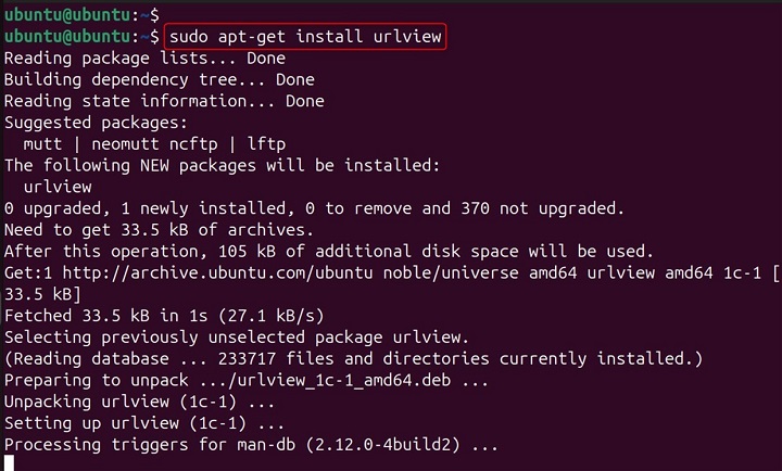 urlview Command in Linux1