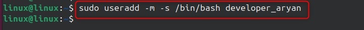 useradd Command in Linux4
