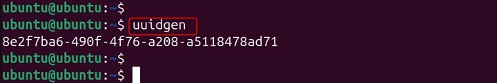 uuidgen Command in Linux1