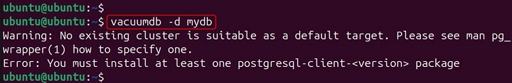 vacuumdb Command in Linux1