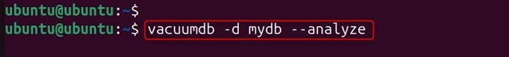 vacuumdb Command in Linux2